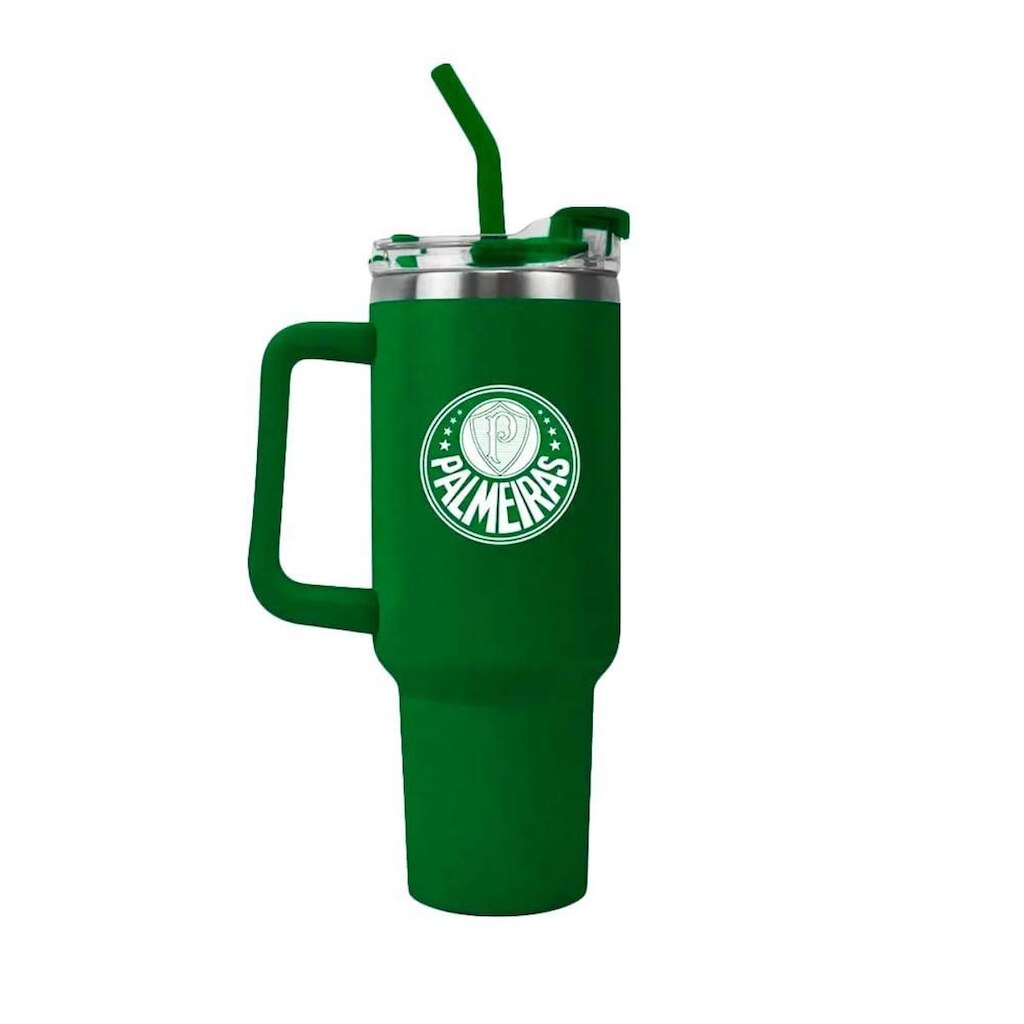CANECA TÉRMICA BRASFOOT PALMEIRAS UP - 1200 ML