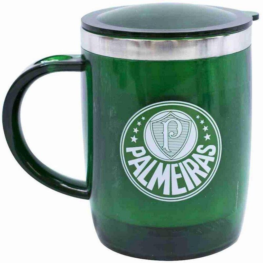Caneca Térmica Com Tampa 450ml - Palmeiras