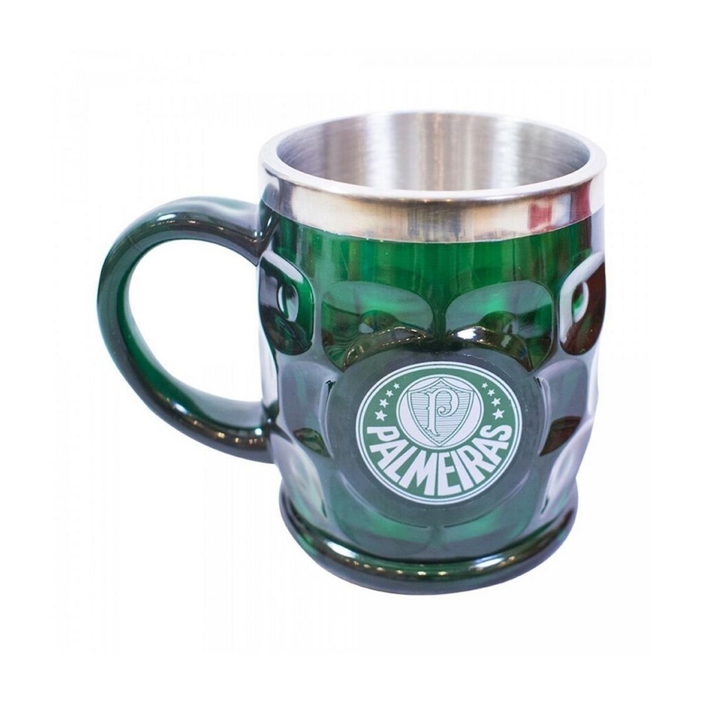 Caneca Térmica Com Tampa 500ml - Palmeiras