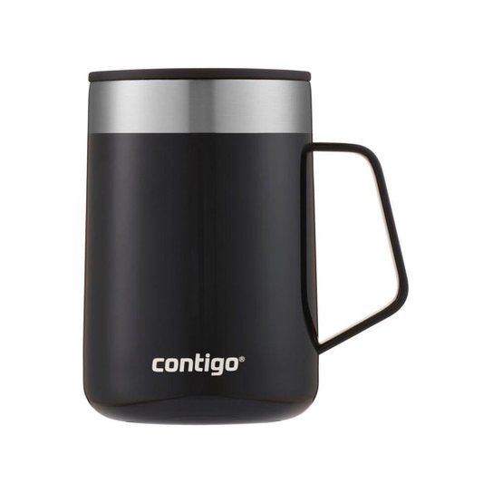 Caneca Térmica Street Inox 414 ml Preto Contigo - Preto Menor preço em Caneca Térmica Street Inox 414 ml Preto Contigo - Preto