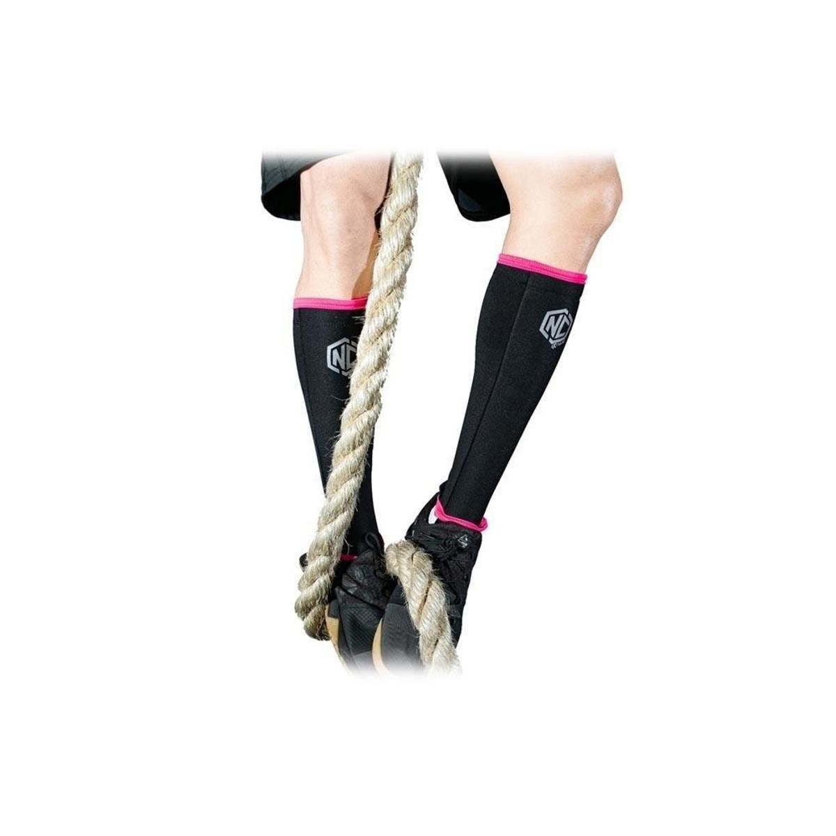 Caneleira Crossfit Protetor Corda Rope Climb 5mm Nc Extreme Preto e