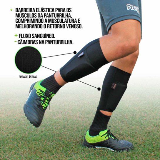 Caneleira de Futebol + Porta Caneleira Profix - Adulto