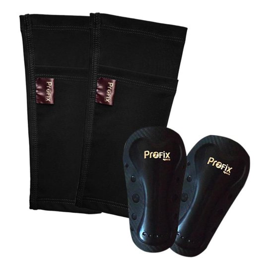 Caneleira de Futebol + Porta Caneleira Profix - Infantil - Preto é ruim? Caneleira de Futebol + Porta Caneleira Profix - Infantil - Preto é boa?