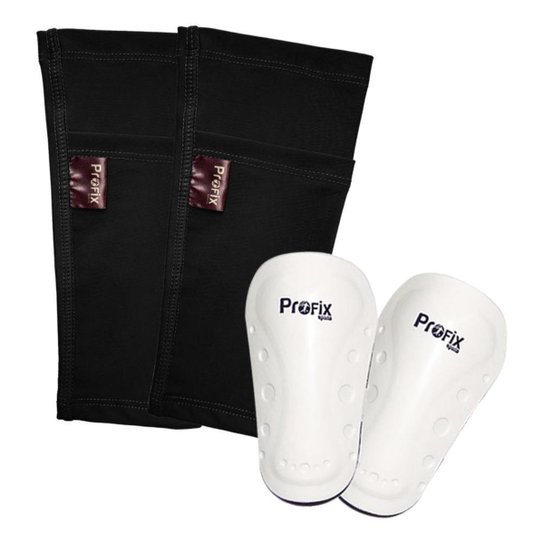 Caneleira de Futebol + Porta Caneleira Profix - Infantil