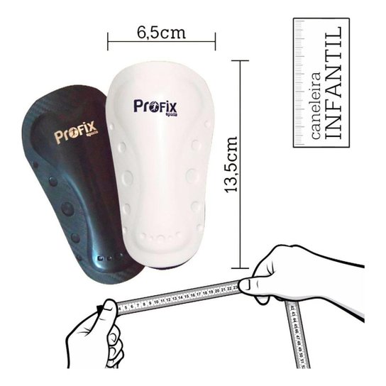 Caneleira de Futebol + Porta Caneleira Profix - Infantil