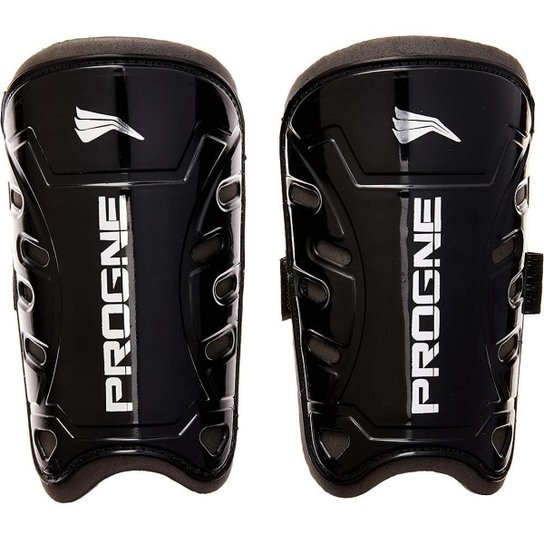 Caneleira Futebol Iron para Futsal, Society e Campo - Preto+Cinza Menor preço em Caneleira Futebol Iron para Futsal, Society e Campo - Preto+Cinza