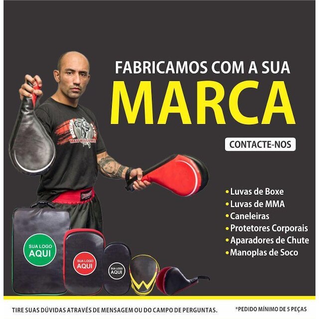 Caneleira Kick Boxing Muay Thai com Peito de Pé Fixo  Armour