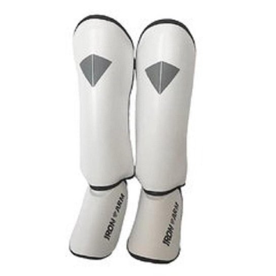 Caneleira Para Muay Thai MMA Classic Iron Arm - Branco Menor preço em Caneleira Para Muay Thai MMA Classic Iron Arm - Branco