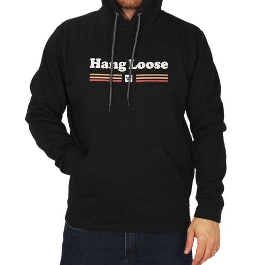 Canguru Fechado Hang Loose Sunset Hang Loose - Preto