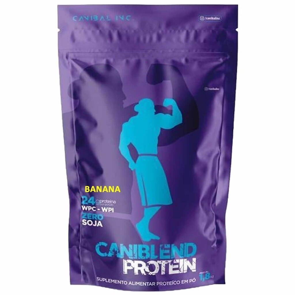 Caniblend Protein - 1800g Refil Banana - Canibal