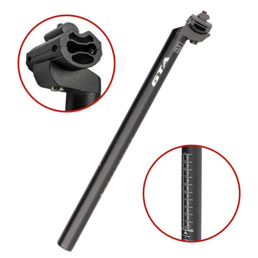 Canote de Selim Banco GTA 27.2 x 350mm Bicicleta Aro 26 a 29
