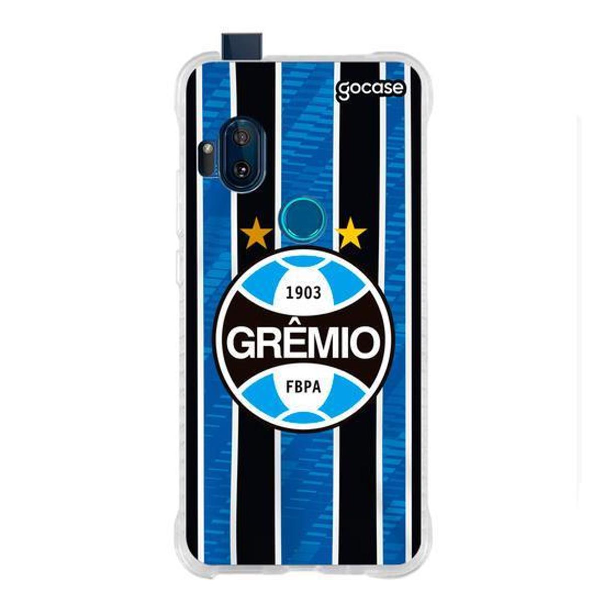 Capa Anti Impacto Slim Motorola One Hyper - Grêmio Escudo Uniforme 1 2020 -  Única | Netshoes