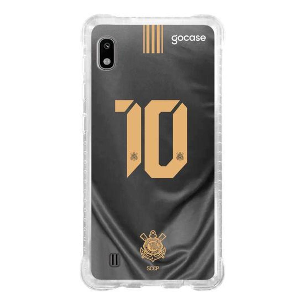 Capa Anti Impacto Slim Samsung Galaxy A10 - Corinthians Uniforme 3 - Única  | Netshoes