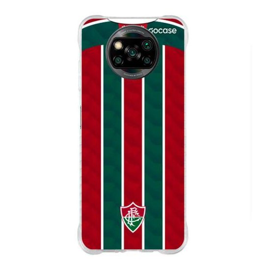 Capa Anti Impacto Slim Xiaomi Poco X3 - Fluminense Uniforme 1 2020 - Única Menor preço em Capa Anti Impacto Slim Xiaomi Poco X3 - Fluminense Uniforme 1 2020 - Única