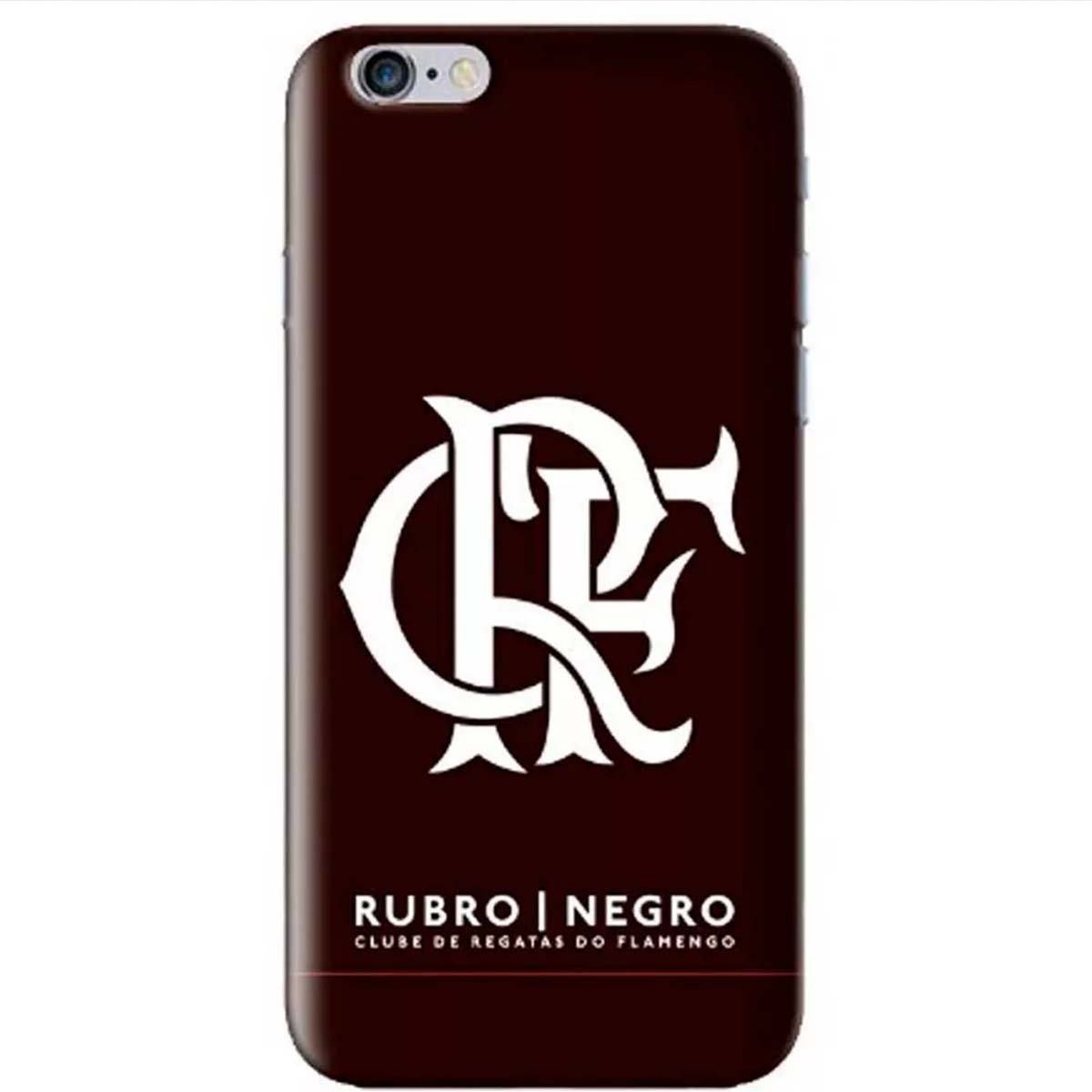 Capa de Celular Flamengo Iphone 6s Preta Escudo | Netshoes