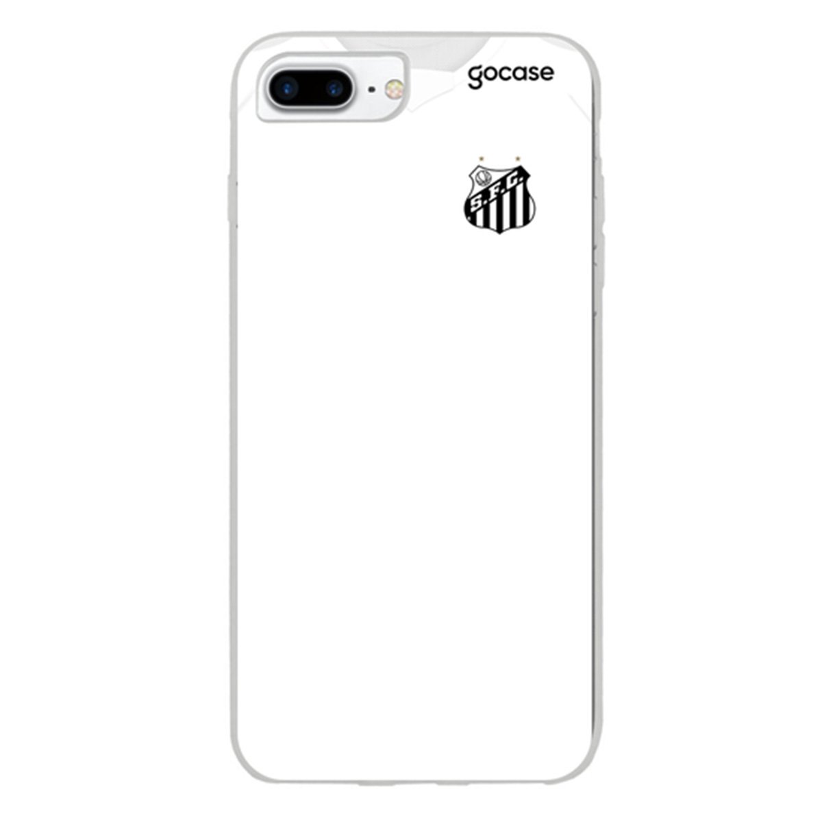 Capa de Celular Santos Uniforme - Para Iphone 6 7 8 Plus - Branco | Netshoes