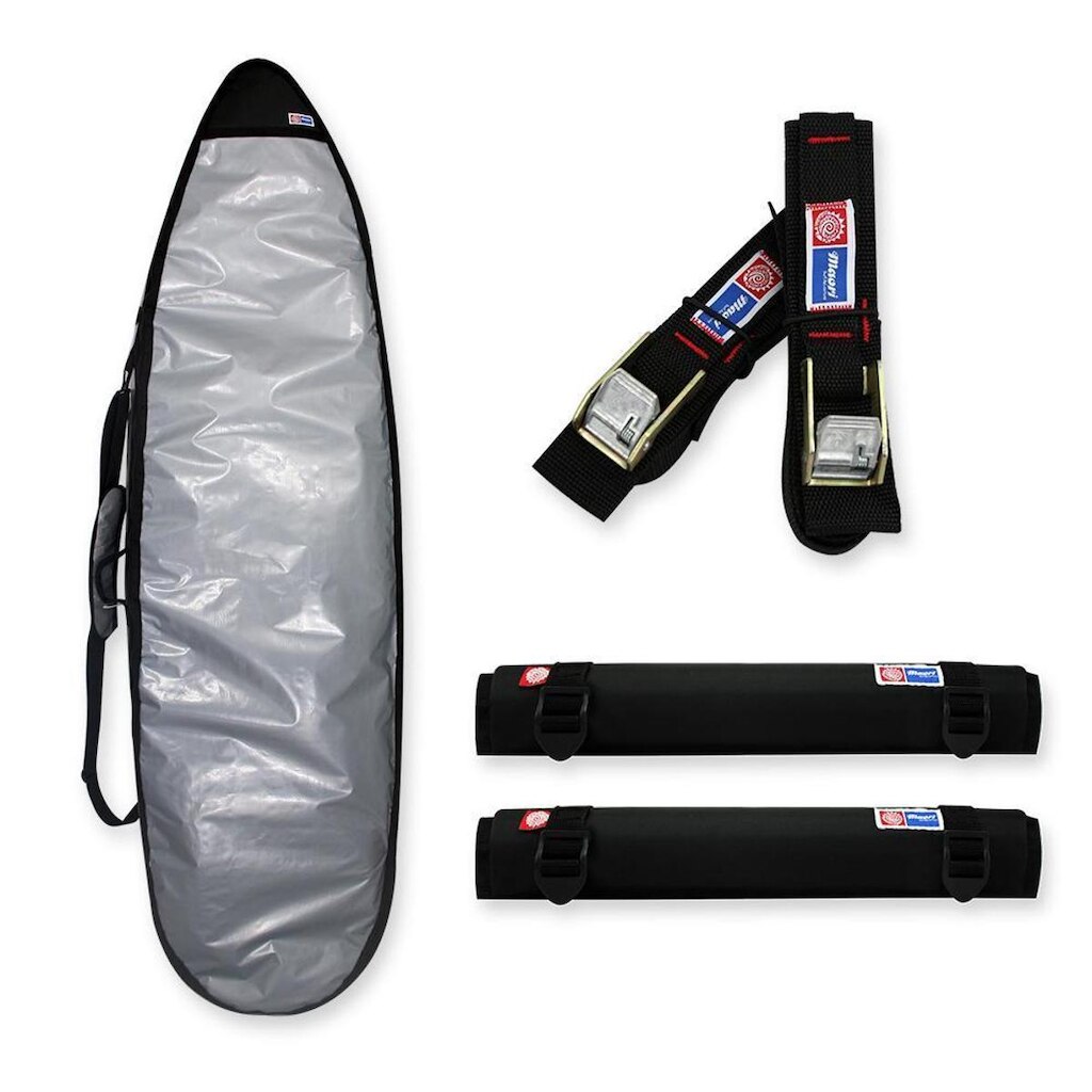 Capa Dupla 6'3 + Fita Rack + Espuma 40cm - Maori Extreme