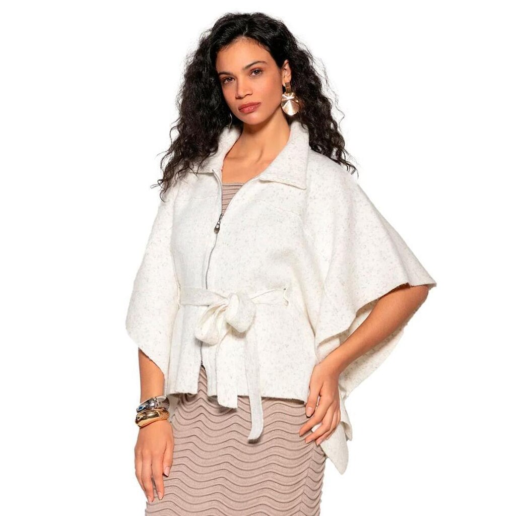 Capa Feminina Biamar Quadrada com Amarração Branco