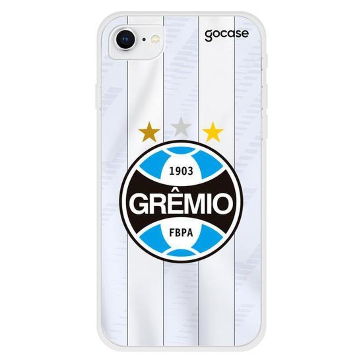 Capa Gocase iPhone 8 - Grêmio Escudo Uniforme 2 2020 - Única | Netshoes