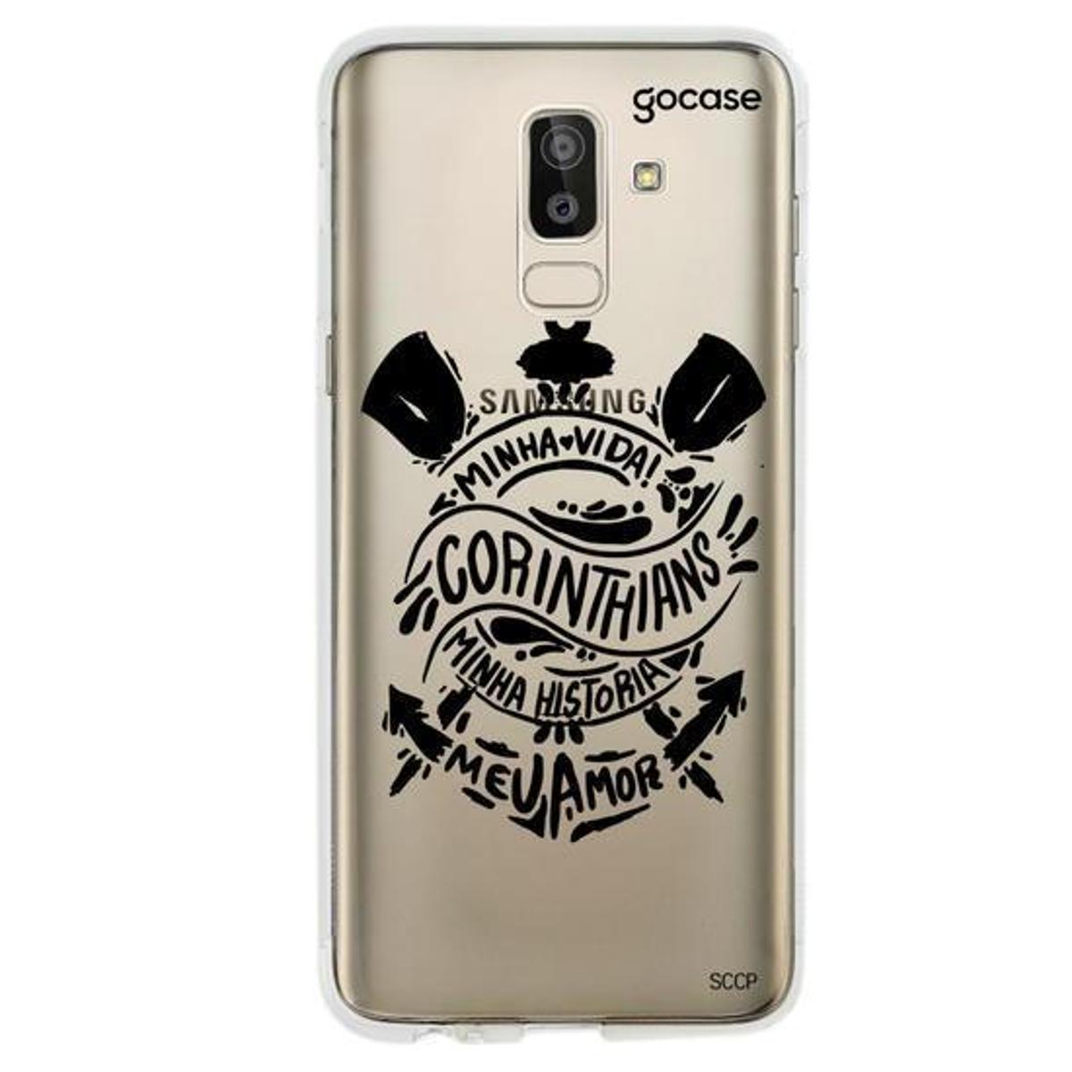 Capa Gocase Samsung Galaxy J8 - Corinthians Minha Vida - Única | Netshoes