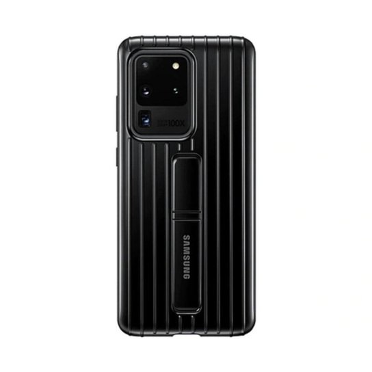 Capa Protective Standing Galaxy S20 Ultra Original - Preto Menor preço em Capa Protective Standing Galaxy S20 Ultra Original - Preto