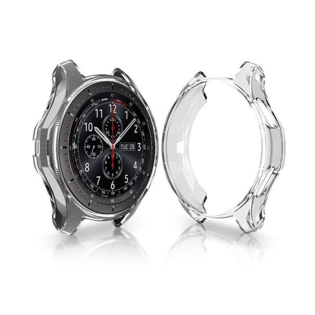 Capa Protetora Bumper Case compatível com Samsung Galaxy Watch 46mm - Samsung Gear S3 Frontier - Incolor Menor preço em Capa Protetora Bumper Case compatível com Samsung Galaxy Watch 46mm - Samsung Gear S3 Frontier - Incolor