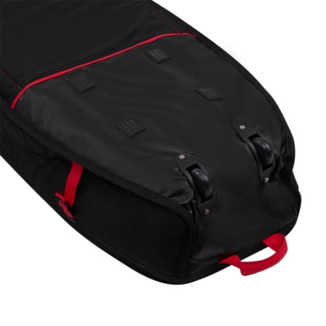 Capa Sarcófago Wet Dreams Quádrupla 6'6 Vermelho com Roda
