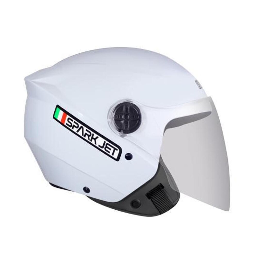 Capacete Aberto Ebf Spark Jet Solid Moto