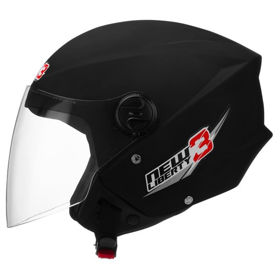 Capacete Aberto Pro Tork New Liberty 3 Solid - Preto Menor preço em Capacete Aberto Pro Tork New Liberty 3 Solid - Preto
