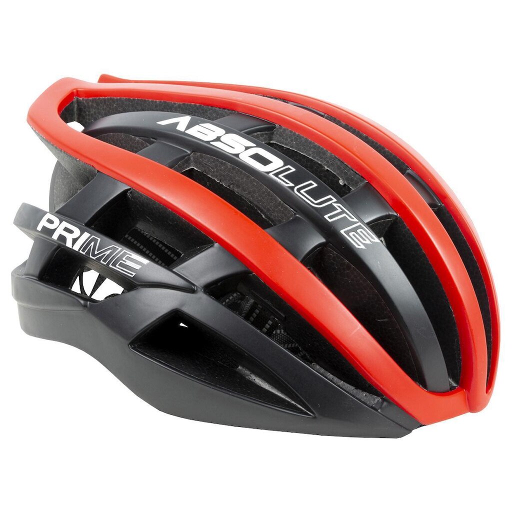 CAPACETE ABSOLUTE PRIME PRETO/VERMELHO TAM M