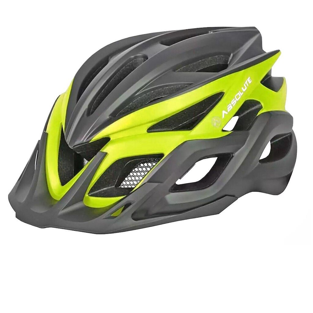 CAPACETE ABSOLUTE WILD FLASH CINZA/AMARELO TAMANHO G