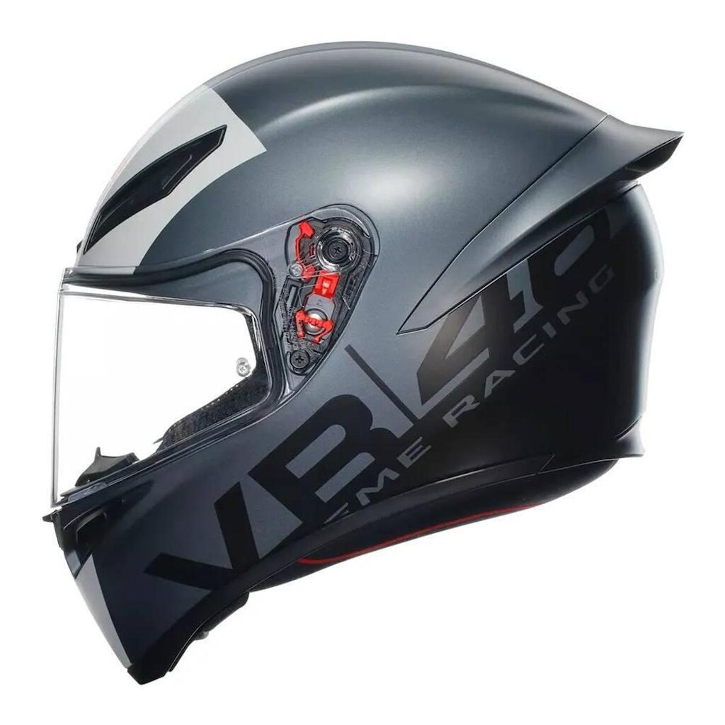 Capacete AGV K1S Limit 46 Preto e Cinza Fosco