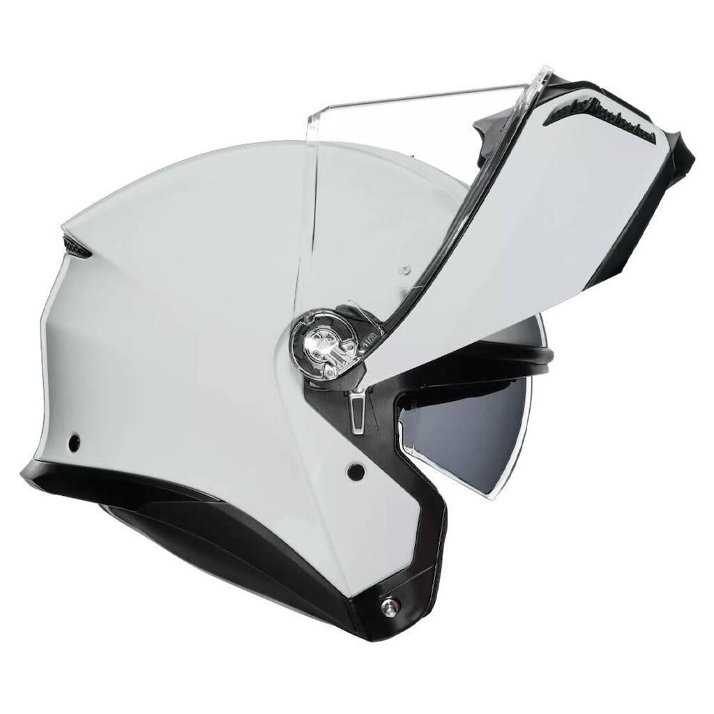Capacete AGV Tourmodular Stelvio Branco Brilhante