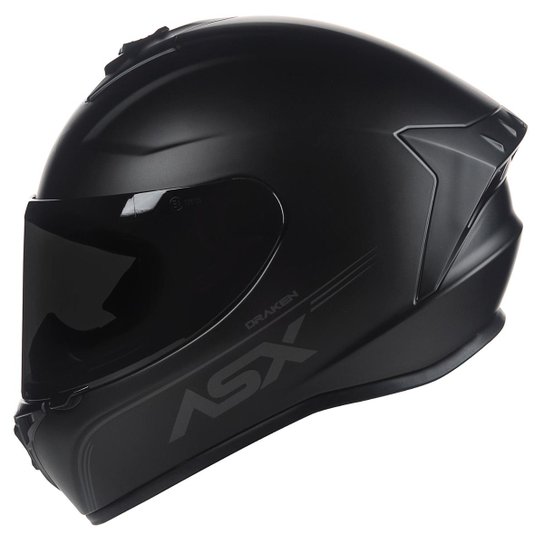 Capacete Axxis Draken ASX Solid Fosco - Preto Menor preço em Capacete Axxis Draken ASX Solid Fosco - Preto