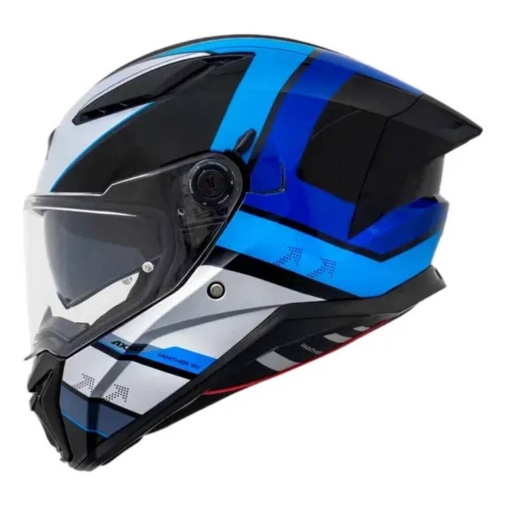 Capacete Axxis Panther Sv Valve B7 Preto e Azul