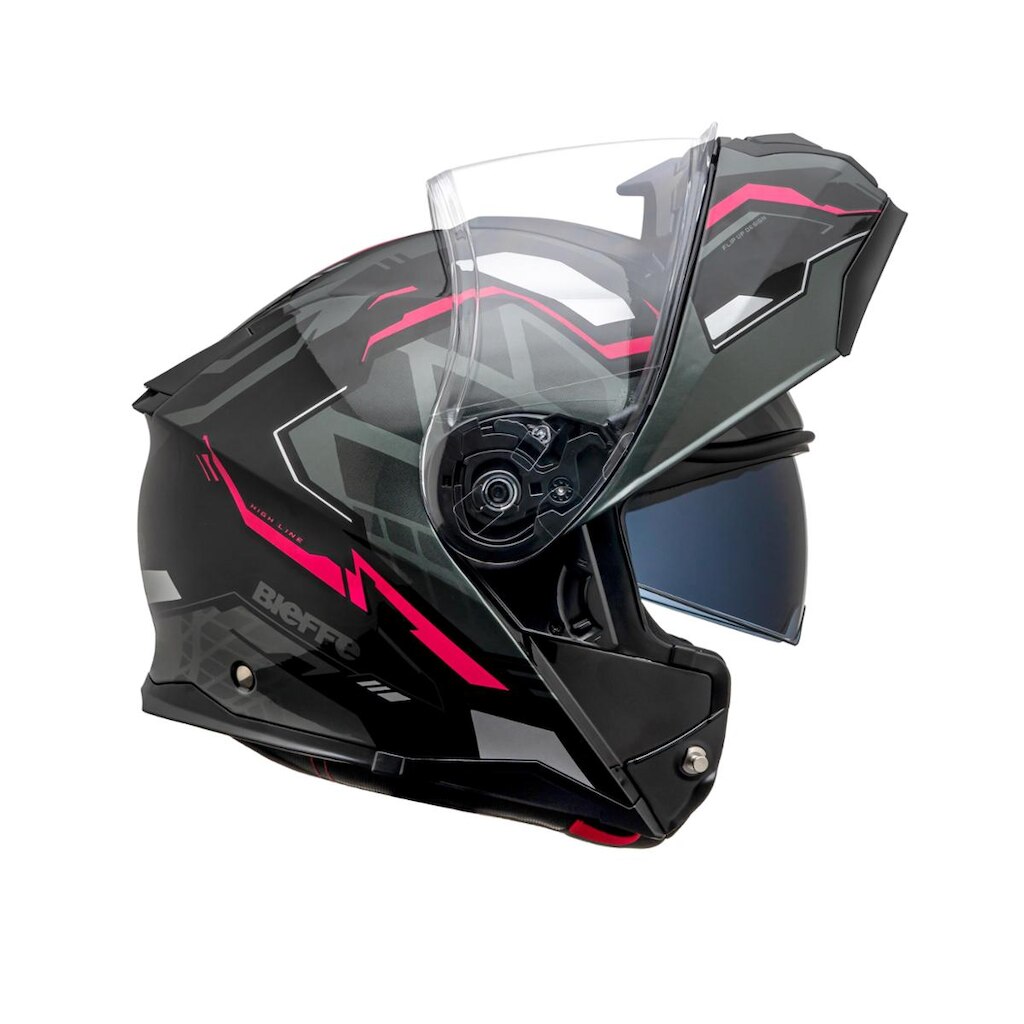 Capacete Bieffe Escamoteavel B-dynamic Attractie Com Óculos Solar