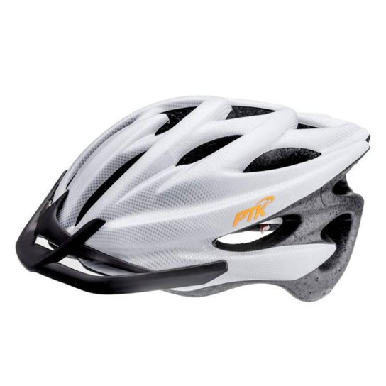 Capacete Ciclismo Adulto Resistente e Leve Bike Tamanho Regulável com Viseira - Branco+Preto Menor preço em Capacete Ciclismo Adulto Resistente e Leve Bike Tamanho Regulável com Viseira - Branco+Preto