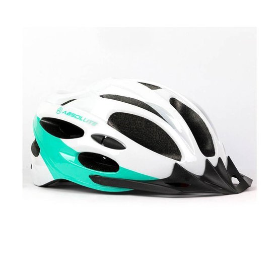 Capacete Ciclismo Feminino Absolute Mia Led Luz Segurança - Branco+Verde Menor preço em Capacete Ciclismo Feminino Absolute Mia Led Luz Segurança - Branco+Verde