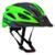 Capacete ciclismo Gts Racing Series Com led. - Chumbo+Verde