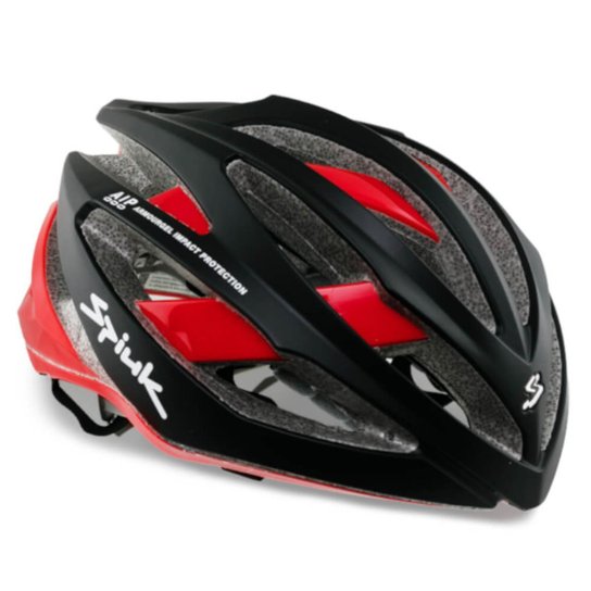 Capacete Ciclismo Spiuk Adante Preto Fosco/Vermelho - Preto+Vermelho