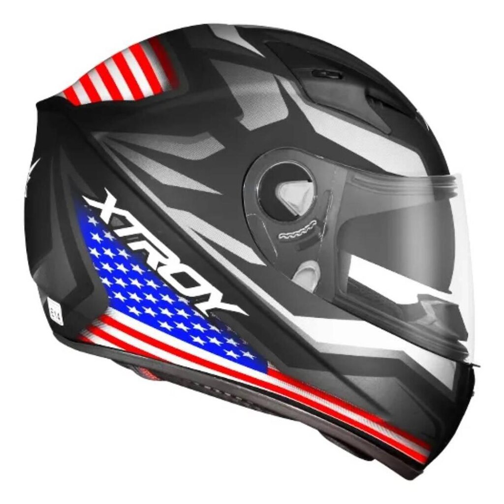 Capacete Ebf X Troy Sv 218 Flag Estados Unidos