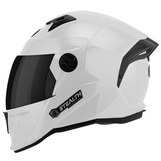 Capacete Fechado de Moto Pro Tork Stealth Solid - Branco é ruim? Capacete Fechado de Moto Pro Tork Stealth Solid - Branco é boa?