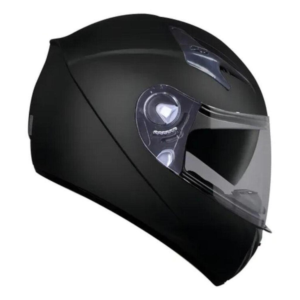 Capacete Fechado Ebf Xtroy Solid Preto Fosco Com Óculos