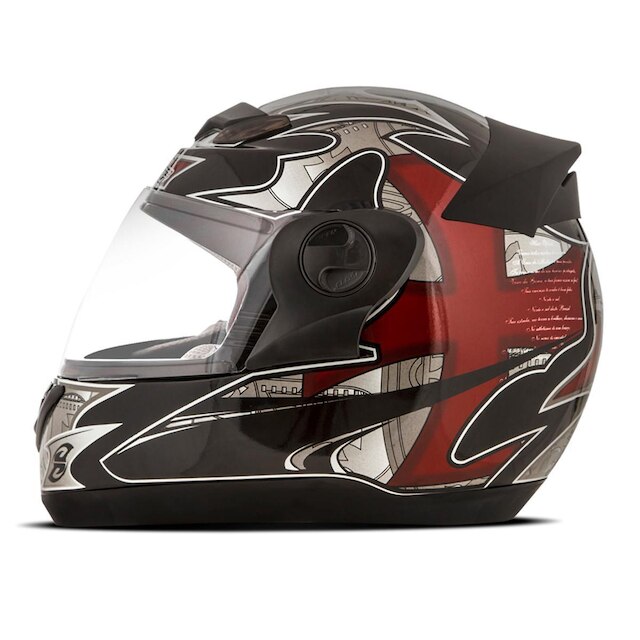 Capacete Fechado Moto ProTork Evolution 3g Vasco Original - Preto Menor preço em Capacete Fechado Moto ProTork Evolution 3g Vasco Original - Preto