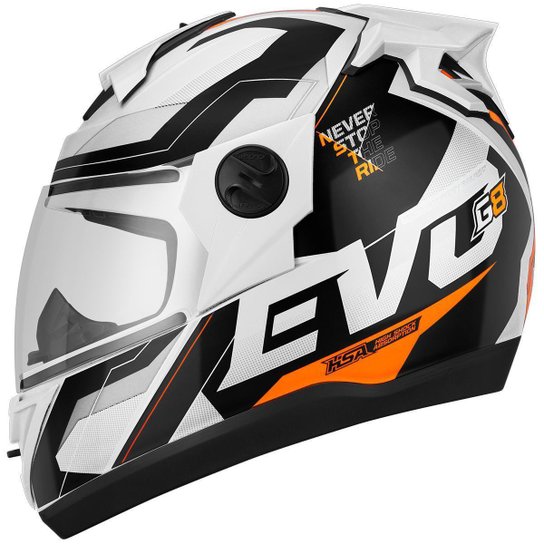 Capacete Fechado Pro Tork Evolution G8 Evo - Branco Menor preço em Capacete Fechado Pro Tork Evolution G8 Evo - Branco