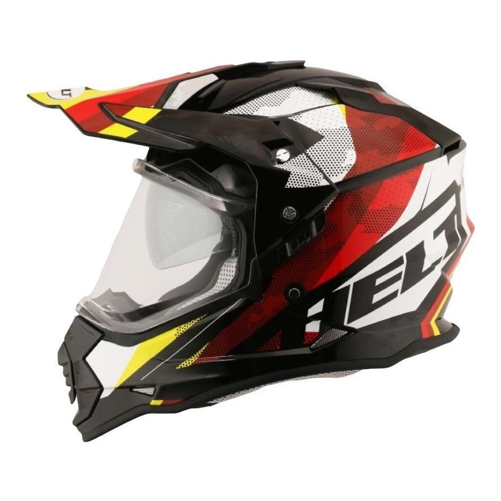 Capacete Helt Cross Vision Trilha Titanium Dakar Lançamento