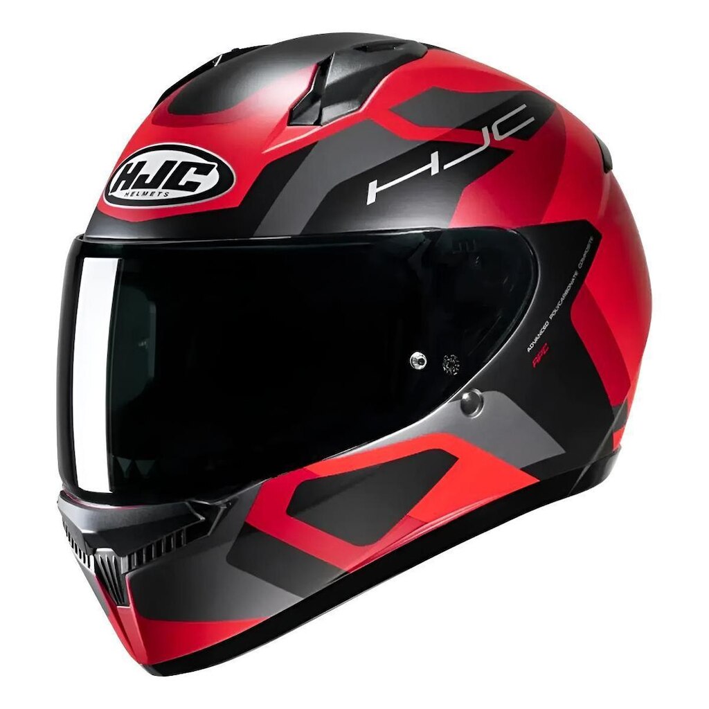 Capacete Hjc C10 Tins Vermelho Cinza Preto