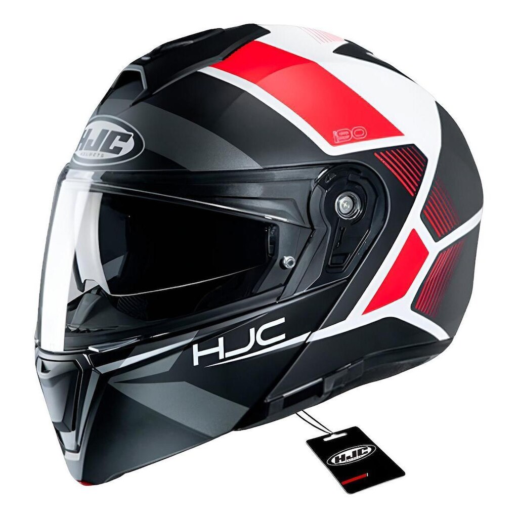 Capacete Hjc I90 Hollen Escamotiavel Grafite