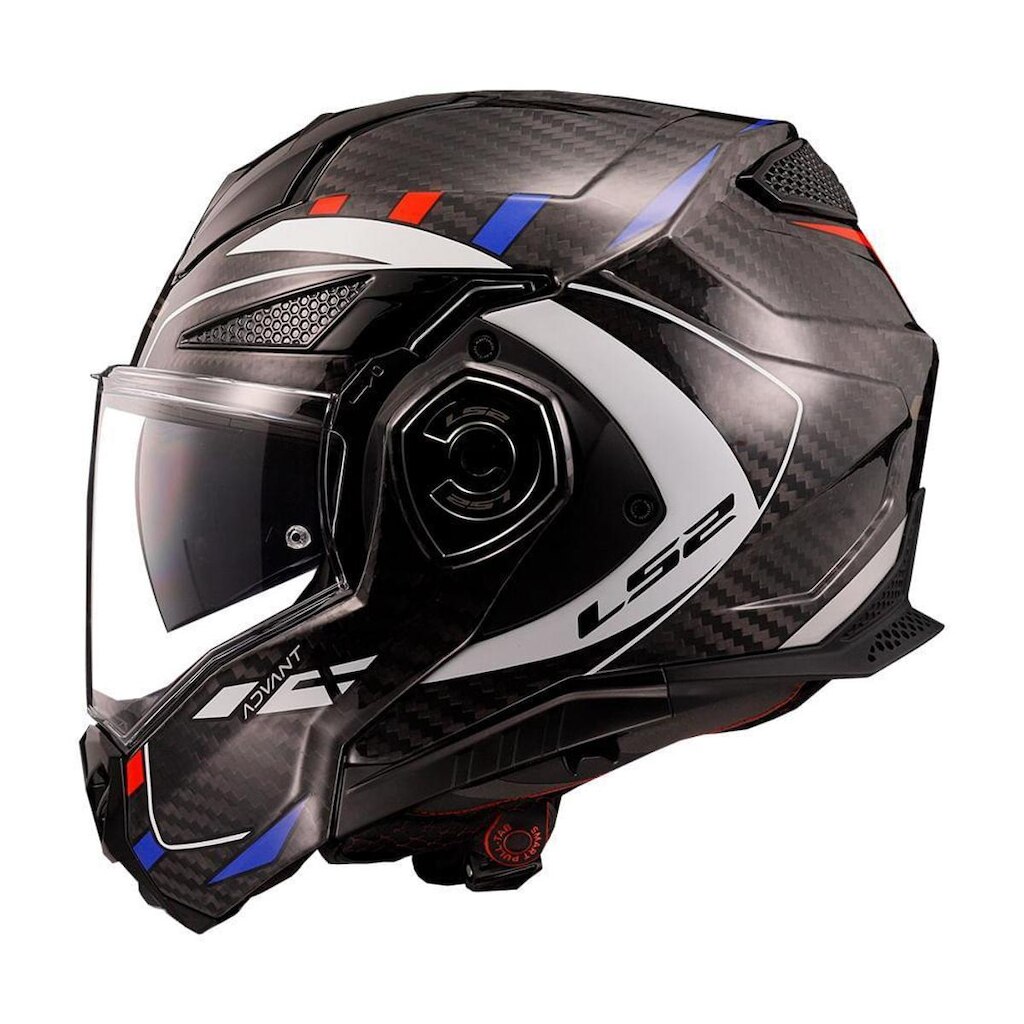 CAPACETE LS2 ADVANT X CARBON FUTURE PRETO