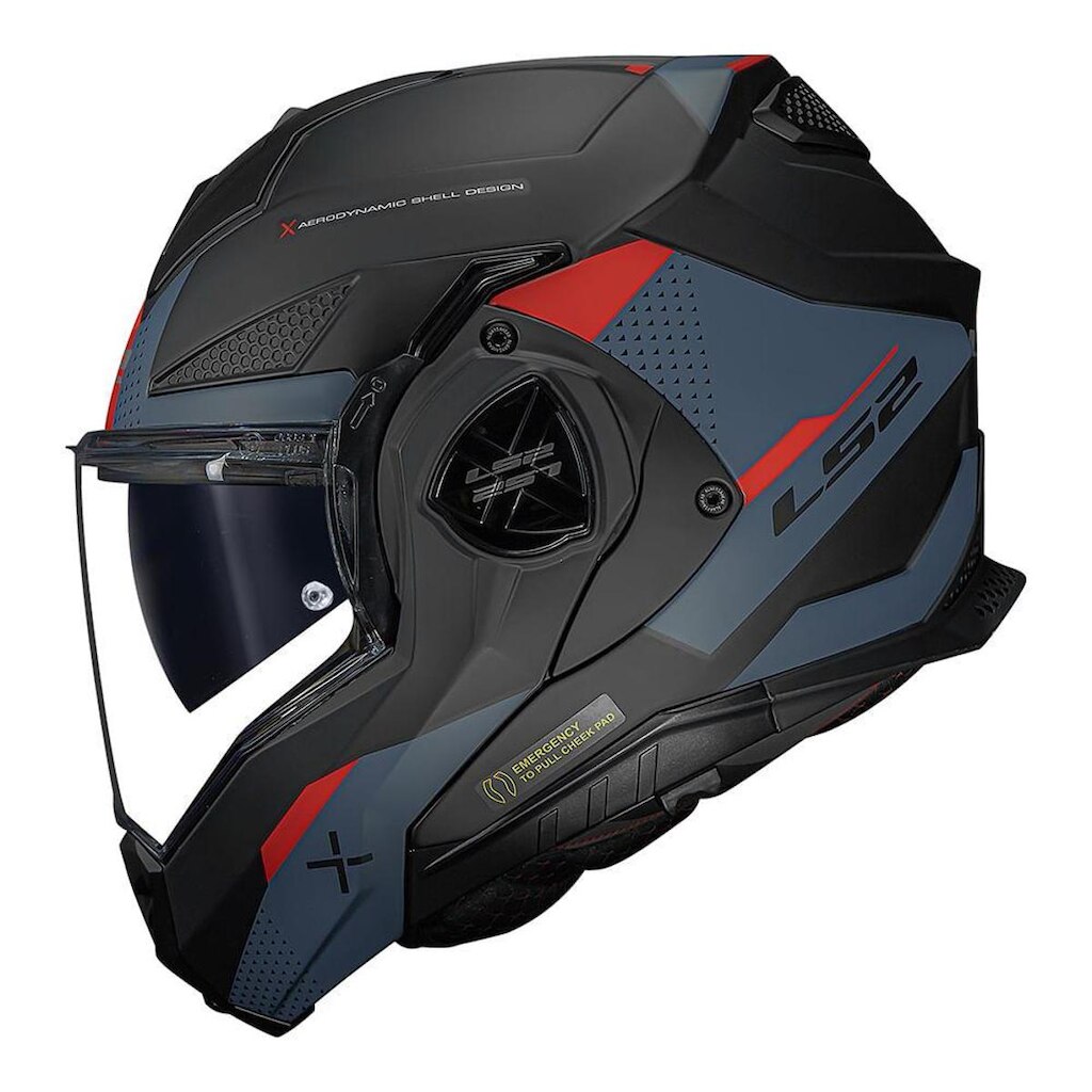 CAPACETE LS2 ADVANT X OBLIVION AZUL FOSCO